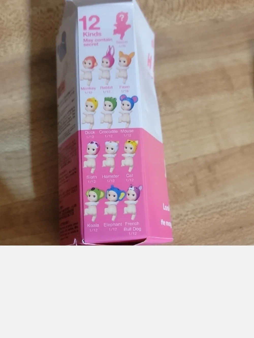 Hippers Collectible Mini Figure Box - Pink & White